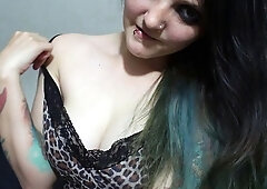 espi kvlt leopard teddy masturbation
