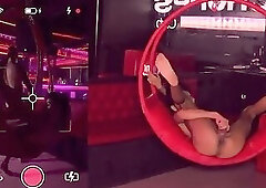 Having sex for the first time in the Sauna with a mexican with a piercing of his dick