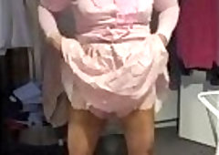 Granny has a pantie bulge