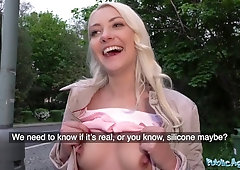 Public Agent Arousing tourist Helena Moeller is hungry for penis
