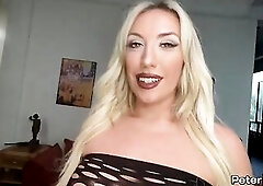 GIANT Titty Thick Obese Butt Milfy Hottie Mia James bangs schlong and drilled up the butt