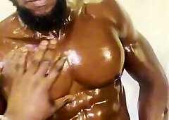 CUM ON MY HOT PECS