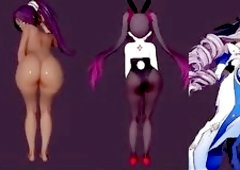Hawt Naked Animi Beauties Dancing - 1
