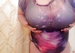 big beautiful woman's titties are without this world!