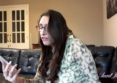 Your Busty Milf Landlady Ms. Kitty Kat Catches You Watching Milf Porn (pov)