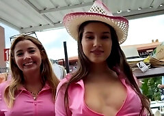 Pink Duo Agatha Vega and Ellie Luna Turn Their Bedroom Into