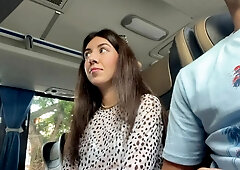 Public Dick Flash - I Pull Out Dick in Bus Full Of People And Stranger Makes Me Cum With Her Hand