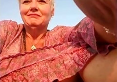 Ms Q Does As Shes Told - Play With Herself On Public Beach