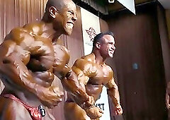 Flex Lewis, Jose Raymond, David Henry, and Another Bodybuilders Sexy Posing @ Korea Grand Pr