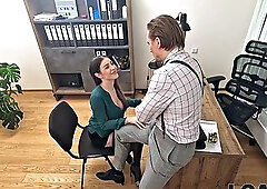 Future Office Boss Pounds Big-Tits Stocking Girlfriends Ass