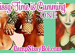 Sissy time is spunking one
