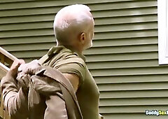 DaddysexFiles: Conner Habib gets on all fours and bj's his stepparent Allen Silvers wiry beef whistle