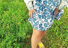 I love walking outside and having multiple orgasms with the Lovense Lush