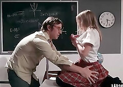Rebellious  Coco Relieves Herself in Class, Gets Fucked by Angry Teacher