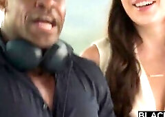BLACKED Marvelous Brunette hair bangs BBC
