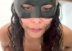 Fabiana Hillary Dildo Play In Bunny Mask