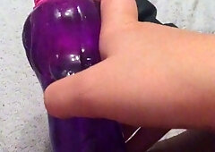 Sexy hottie Anetta Keys enjoys a solo toy masturbation
