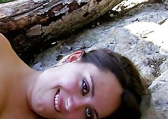 Large butt whore loves outdoor snatch and booty bang and cum in throat ending.