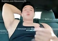 Vietnamese - Khoa Vương sục cặc trong xe