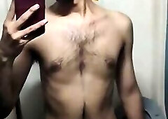 Indian gay gen z pornstar doing in train jerking and exposing himself