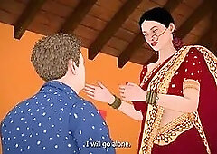 Dhongi Baba quenched the thirst of Desi Bhabhi's pussy by Fucked her in the ashram