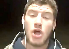 tiktok Wrestler jock jerkin cock spreading his hole cumming
