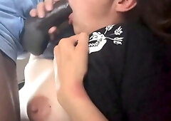 Snowbunny Sloppy Blowjob
