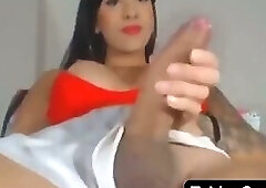 an incredible huge cock from this 22-year-old t-girl