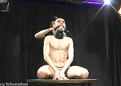 ZEUS FIXED IN A CHAINS AND BALLGAGGED (HD mp4) 720p