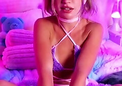 Bougie_Bb Pumps Herself With A Dildo