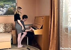 Piano Lesson Turns Into Anal Lesson
