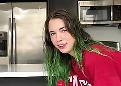 BaileyEilish Squirts While Masturbating On A Stool