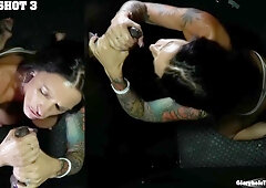 Milf Maria Pounds Glory Hole Hardcore with Sloppy Blowjob and Relentless Cock Sucking in Tight PO