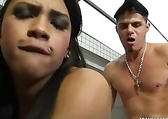 Brunette Ts Gabriela Lira Anal