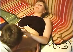Amateur Sex with Large Breasty Housewife