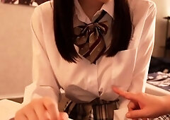Japanese AV Model flaunting big boobs