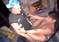 Paco Colombiano gets fucked by Milo Cyrus, Thomas Long, and JJ Knight