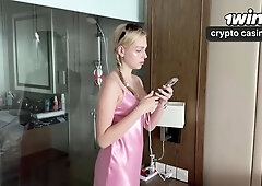 A STRANGER ASKED TO COME TO MY ROOM TO CHARGE HER PHONE. BUT I HAD OTHER PLANS - TO FUCK HER IN ALL THE HOLES