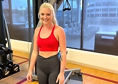 Blonde Babe Sexy Solo Masturbation