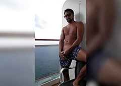 My stepson pleases me by masturbating for me